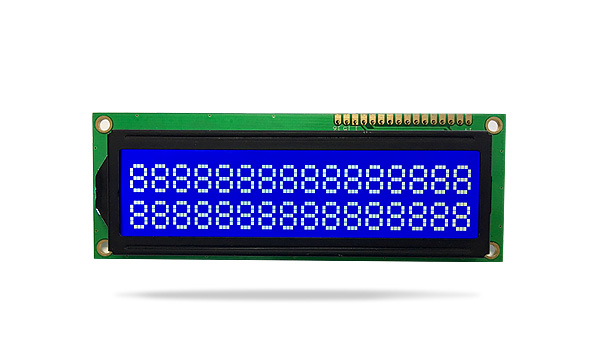 字符型液晶模塊JXD1602E 蘭屏白光