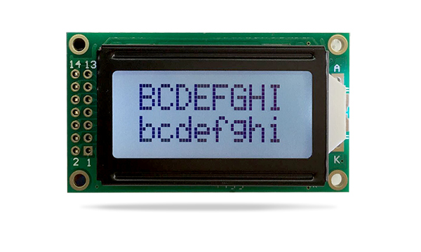字符型液晶模塊JXD0802A FSTN 白光黑字